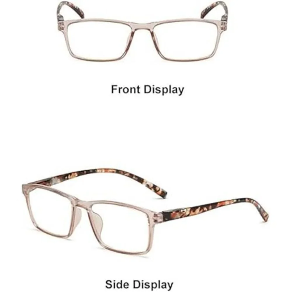 4-Pack 2.0X Stylish Reading Glasses Fashion Frames with Colorful Anti UV/Glare